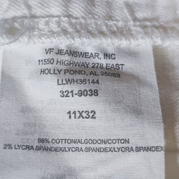 Lee jeans women's junior size 11X32 white colour flare western cowgirl - Picture 6 of 13